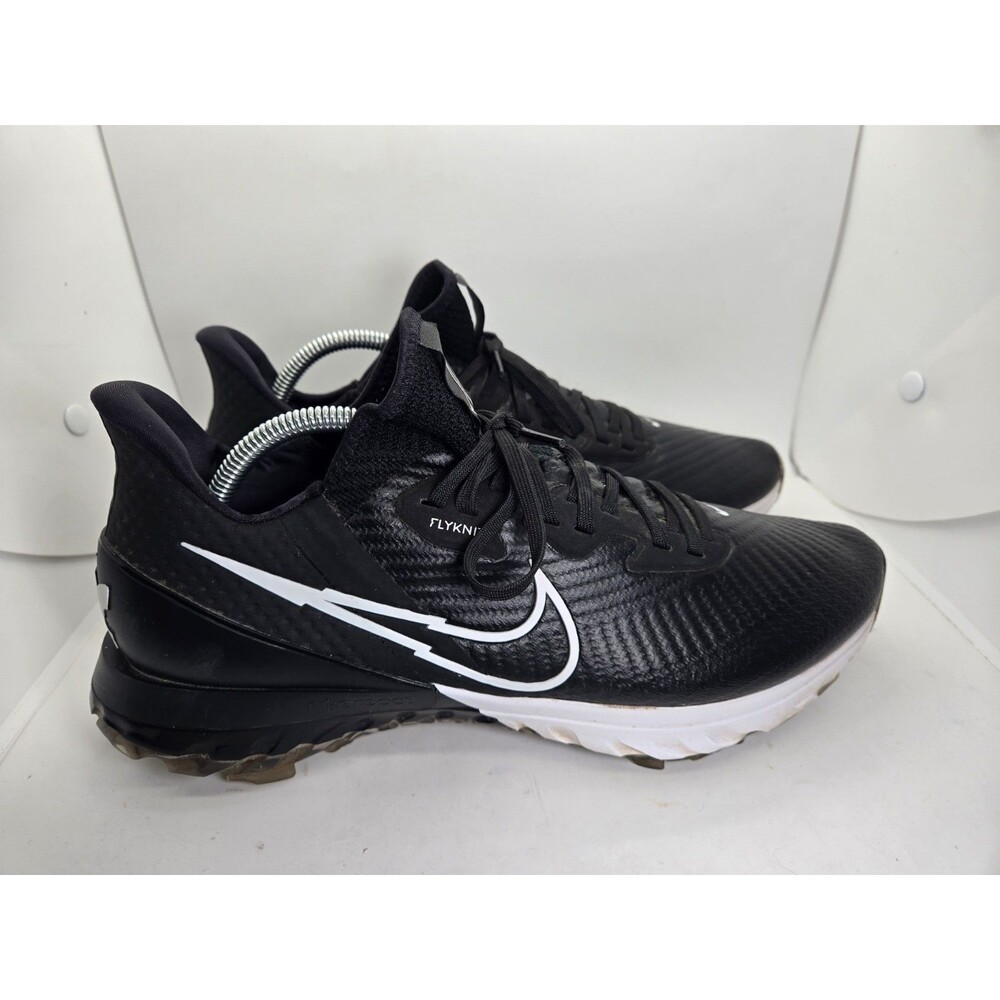 Nike Air Zoom Infinity Tour Flyknit Golf Shoes Men's 11 Black Spikes ct0540-077